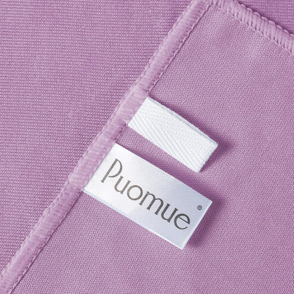 Puomue 6 Pack Microfiber Glass Cleaning Cloth, 16 Inch X 16 Inch, Lint Free Quickly Clean Window, Glasses, Windshields, Mirrors, and Stainless Steel, Blue