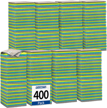 FIXSMITH Microfiber Cleaning Cloth - Pack of 8, Size: 12 x 16 in, Multi-Functional Cleaning Towels, Highly Absorbent Cleaning Rags, Lint-Free, Streak-Free Cleaning Cloths for Car Kitchen Home