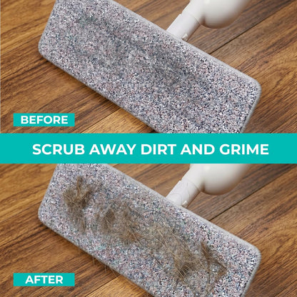 True & Tidy® SPRAY-250 Multi-Surface Spray Mop with 490ml Refillable Water Bottle for Floor Cleaning, Works on Wood, Tile, Marble etc, Use Any Cleaning Solution, Machine Washable Microfiber Mop Pads