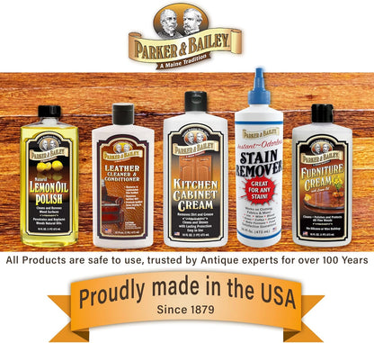 Parker and Bailey Kitchen Cabinet Cream-Wood Cleaner-Grease Remover 16 oz (1)