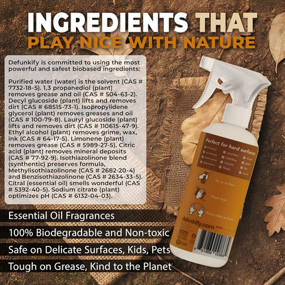 All Purpose Cleaner Spray, 32oz. 'Citrus' Essential Oil Multipurpose Cleaner Spray for Kitchen, Floor. ProvenSafe™ Bathroom Cleaner, Shower Cleaner. Multi-Surface Cleaning Spray Safe for Kids, Pets