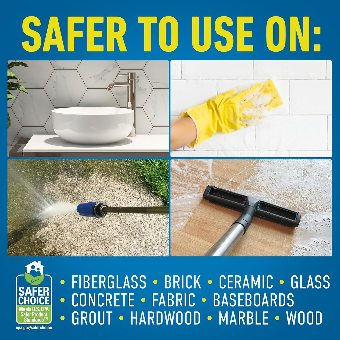 CLR Mold & Mildew Clear, Bleach-Free Stain Remover Spray Works on Fabric, Wood, Fiberglass, Concrete, Brick, Glass, and More - EPA Safer Choice, 32 Fl Oz (Pack of 2)