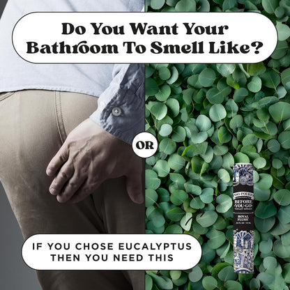 Poo-Pourri Before-You-Go Pocket Toilet Spray, Travel Essentials, Royal Flush, 1 Fl Oz, Up to 50 Uses, On-The-Go Bathroom Odor Deodorizer with Essential Oils, TSA Approved Size, Eucalyptus & Spearmint