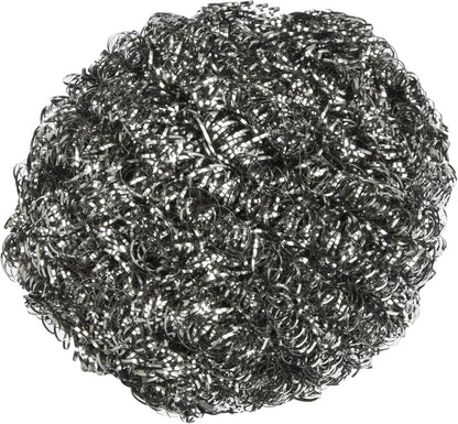 Winco Stainless Steel Scrubbing Sponge, 105g