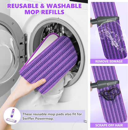TINA&TONY Spray Mop for Floor Cleaning: Wet Dry Mop with Microfiber Washable Reusable Pads for Household Kitchen Hardwood Vinyl Floors