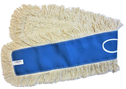 36" Industrial Strength Washable Cotton Dust Mop Refill, Replacement Head for Home & Commercial Use, Fits 36 Inch Frame, Cleans Hardwood, Laminate, Concrete, or Other Floor Systems (36")