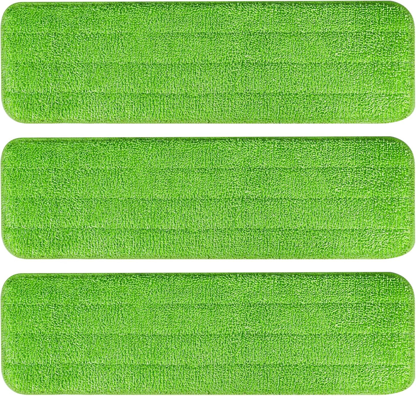 3 Pack Microfiber Reusable Mop Pads, Wet/Dry Floor Cleaning Refill Mop Pads, Spray Mop Hard Wood Floor Mop Pads Refills, Machine Washable Power Mop Pads Replacement