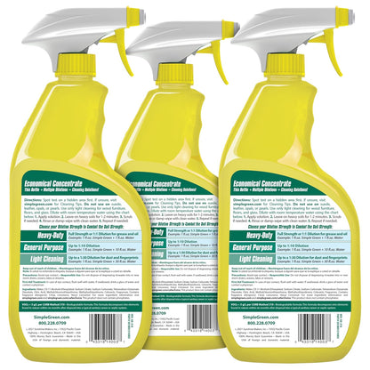 Simple Green AllPurpose Cleaner, 32 Fl Oz (Pack of 3), Original