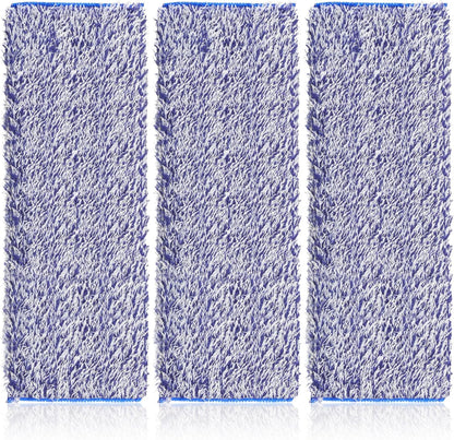 3 Pack Microfiber Dusting Pad for Bona Family of Mops, Washable & Reusable Pads for Bona Hardwood Floor Cleaner Mop, Mop Pads Refill for Hard Surface Floors