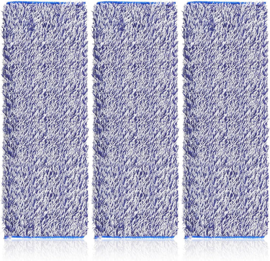 3 Pack Microfiber Dusting Pad for Bona Family of Mops, Washable & Reusable Pads for Bona Hardwood Floor Cleaner Mop, Mop Pads Refill for Hard Surface Floors