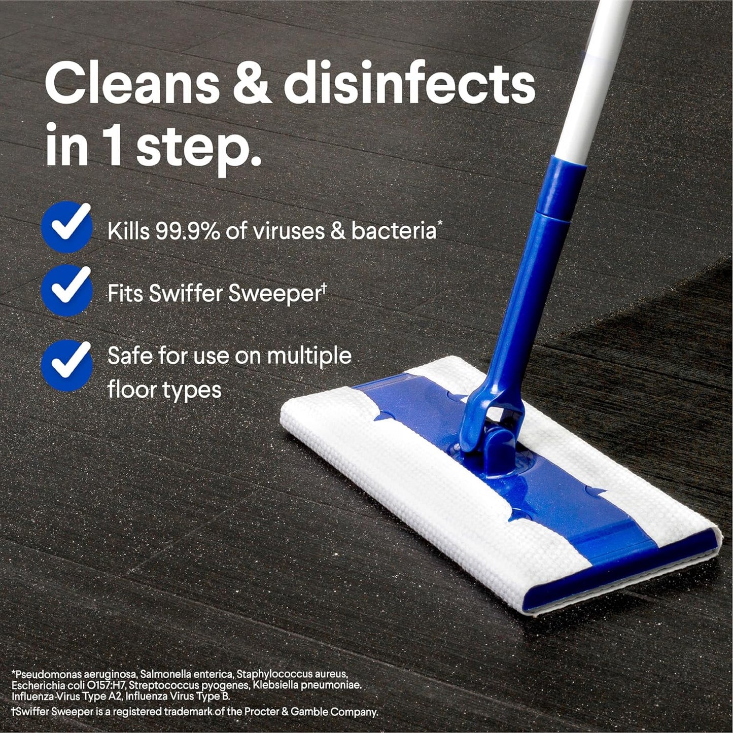 Clorox Scentiva Disinfecting Mopping Cloths, Lavender and Jasmine, 12 Wet Refills (Pack May Vary)