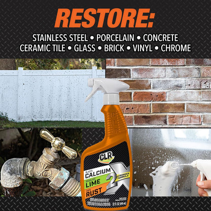 CLR Brands 2X Calcium Lime and Rust Remover - 32 oz Trigger