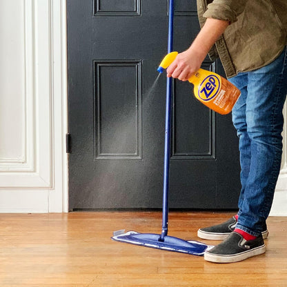 Zep Hardwood and Laminate Floor Cleaner - 32 Oz (Case of 4) - ZUHLF324 - Cleans Spots, Stains, and Scuffs while Restoring Shine on Hardwood, Laminate, Cabinet Doors, Crown Molding, and MORE