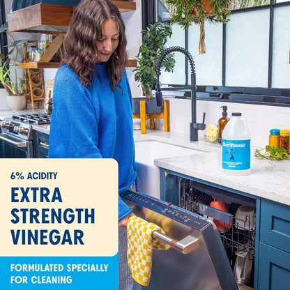 Aunt Fannie's Extra Strength Cleaning Vinegar, 32 Ounce, Multipurpose Household Cleaner, No Added Scents, Dyes, or Other Additives, Pack of 1