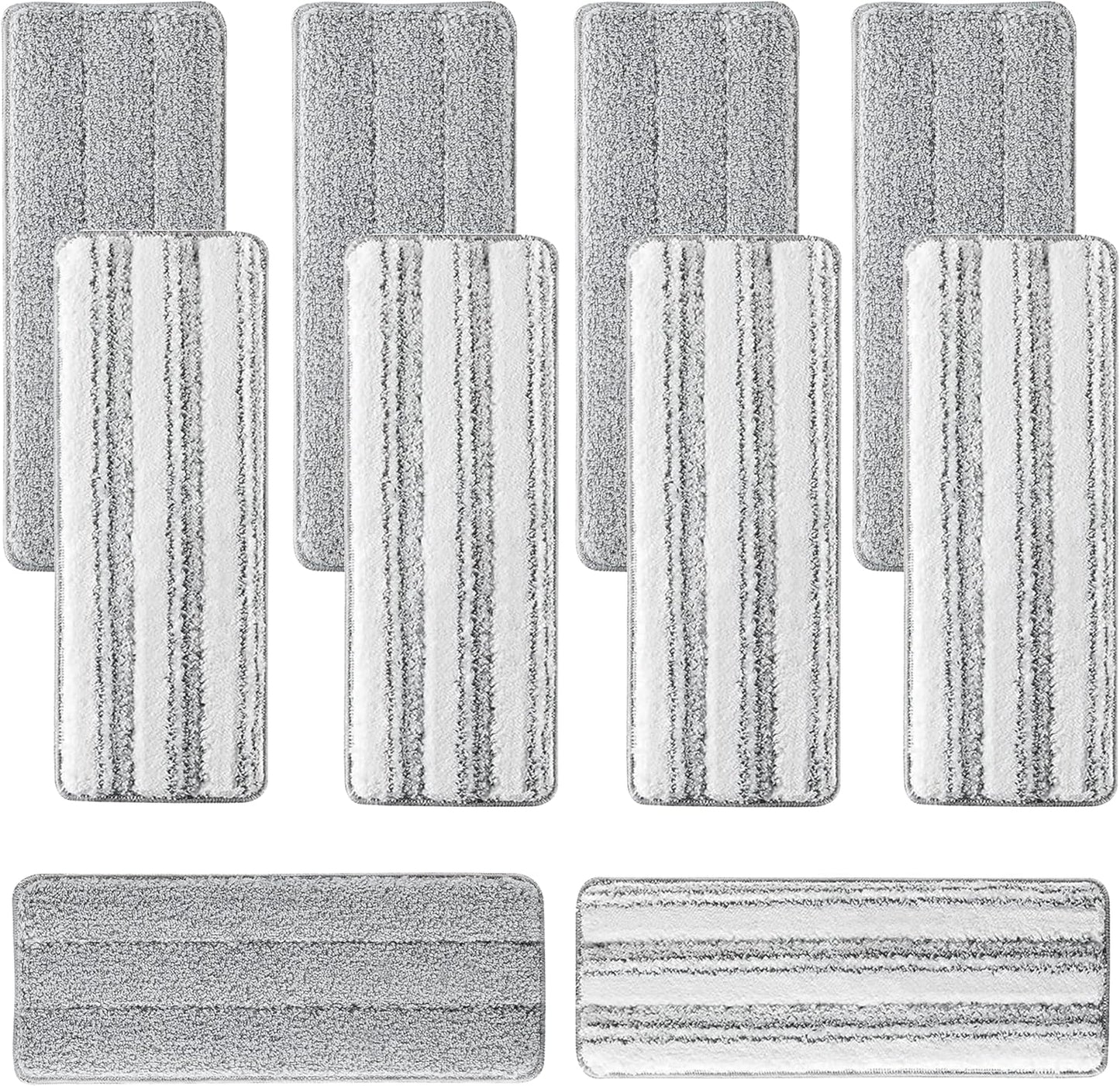 10Pcs Mop Replacement Pads,Compatible with Libman Rinse 'n Wring Mop Universal Mop Pads Mop Head Refills Washable Wet Mop,Compatible with Most 11-13” Size Mops