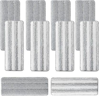 10Pcs Mop Replacement Pads,Compatible with Libman Rinse 'n Wring Mop Universal Mop Pads Mop Head Refills Washable Wet Mop,Compatible with Most 11-13” Size Mops