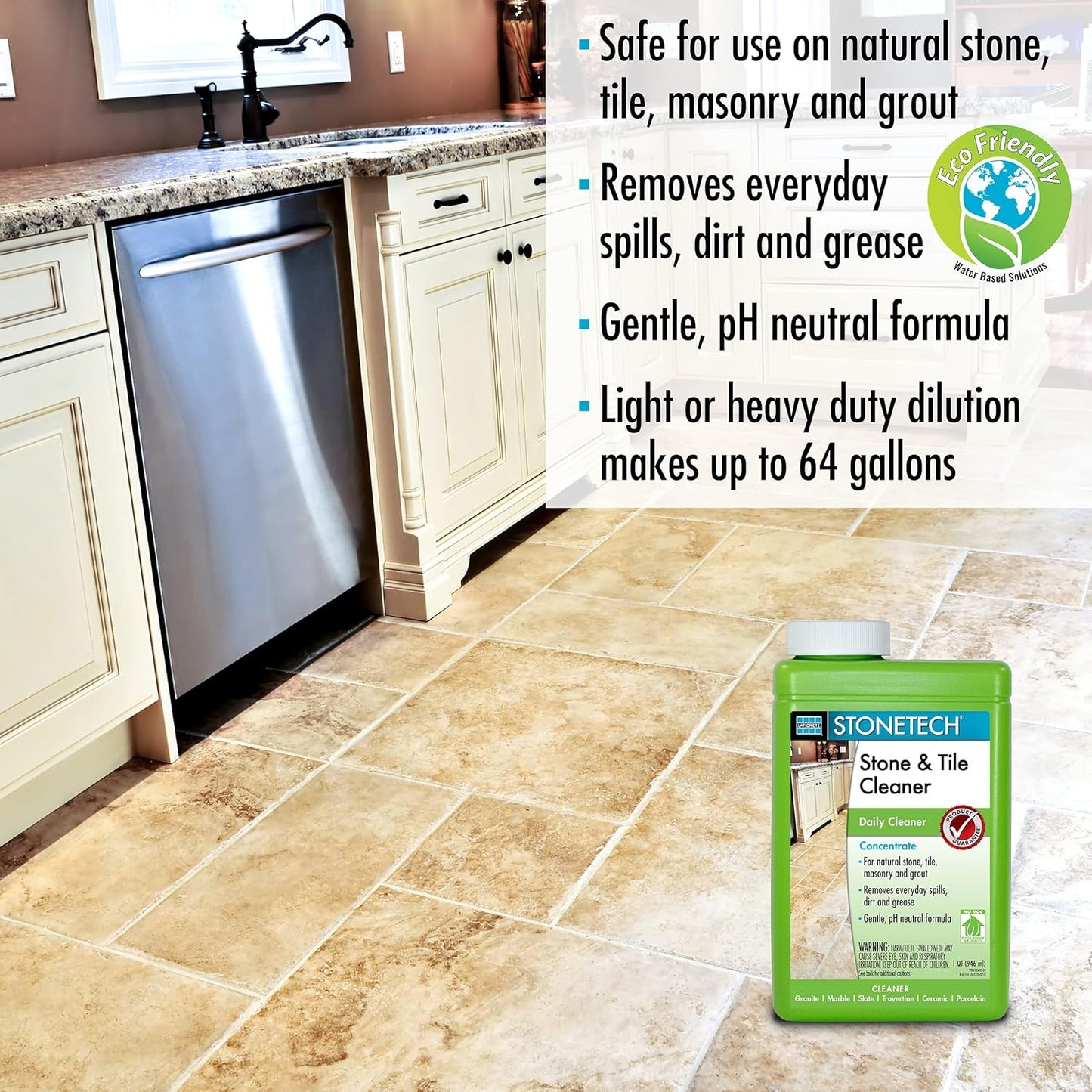 StoneTech Daily Cleaner for Stone & Tile cleaner, 24-Ounce (.710L) Spray Bottle
