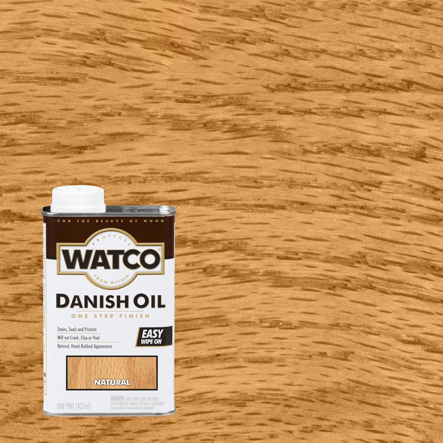 Watco Danish Oil Wood Finish Spray, 11.25 oz, Dark Walnut