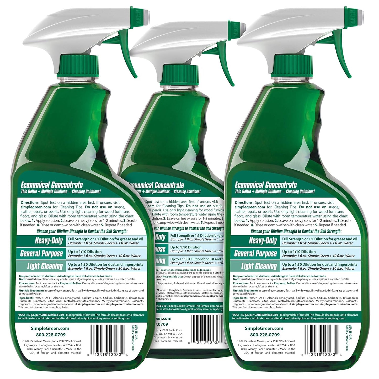 Simple Green AllPurpose Cleaner, 32 Fl Oz (Pack of 3), Original