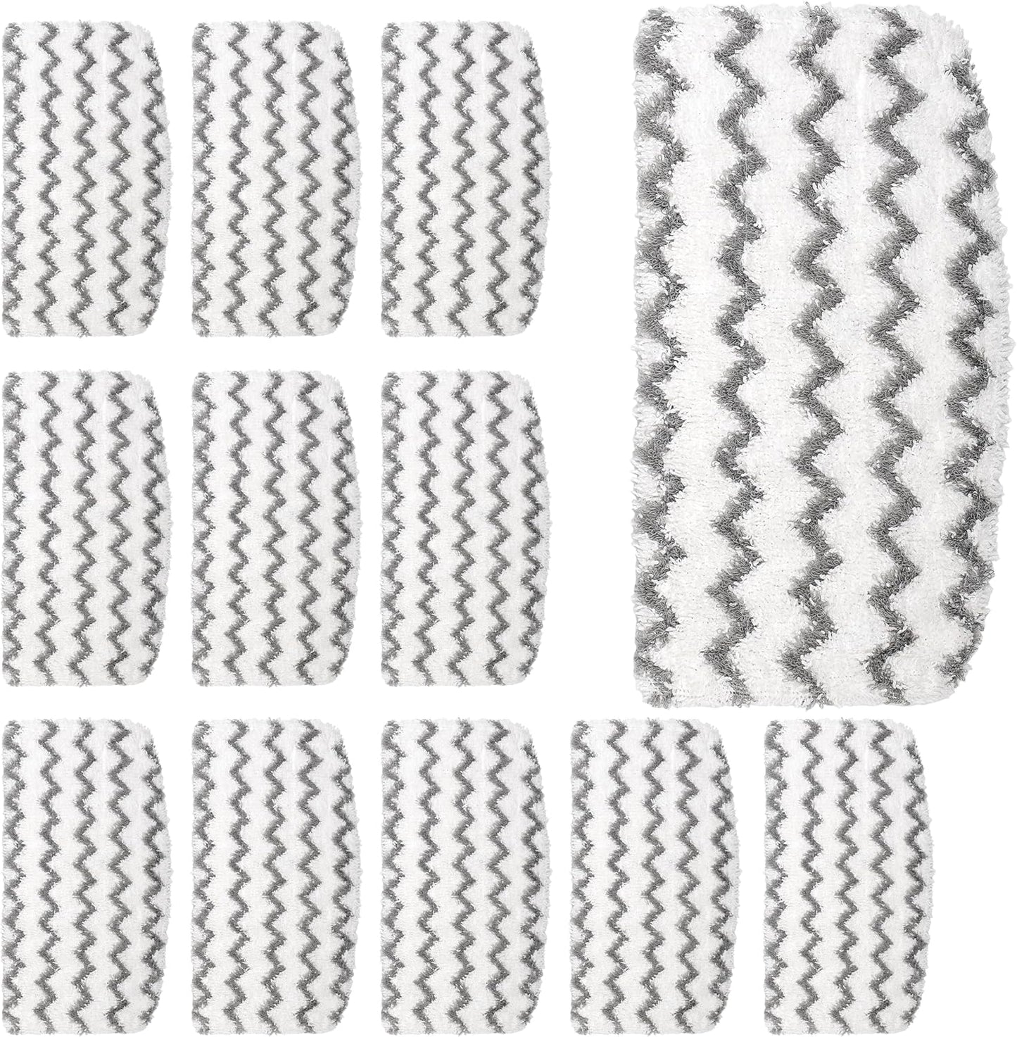 Flammi Steam Mop Pads for Shark S1000/S3101/S3250/SK Series SK410 SK435CO SK460 SK140 SK141 S3251 Steam Mop Replacement Pads, 4 Pack