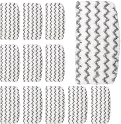 Flammi Steam Mop Pads for Shark S1000/S3101/S3250/SK Series SK410 SK435CO SK460 SK140 SK141 S3251 Steam Mop Replacement Pads, 4 Pack