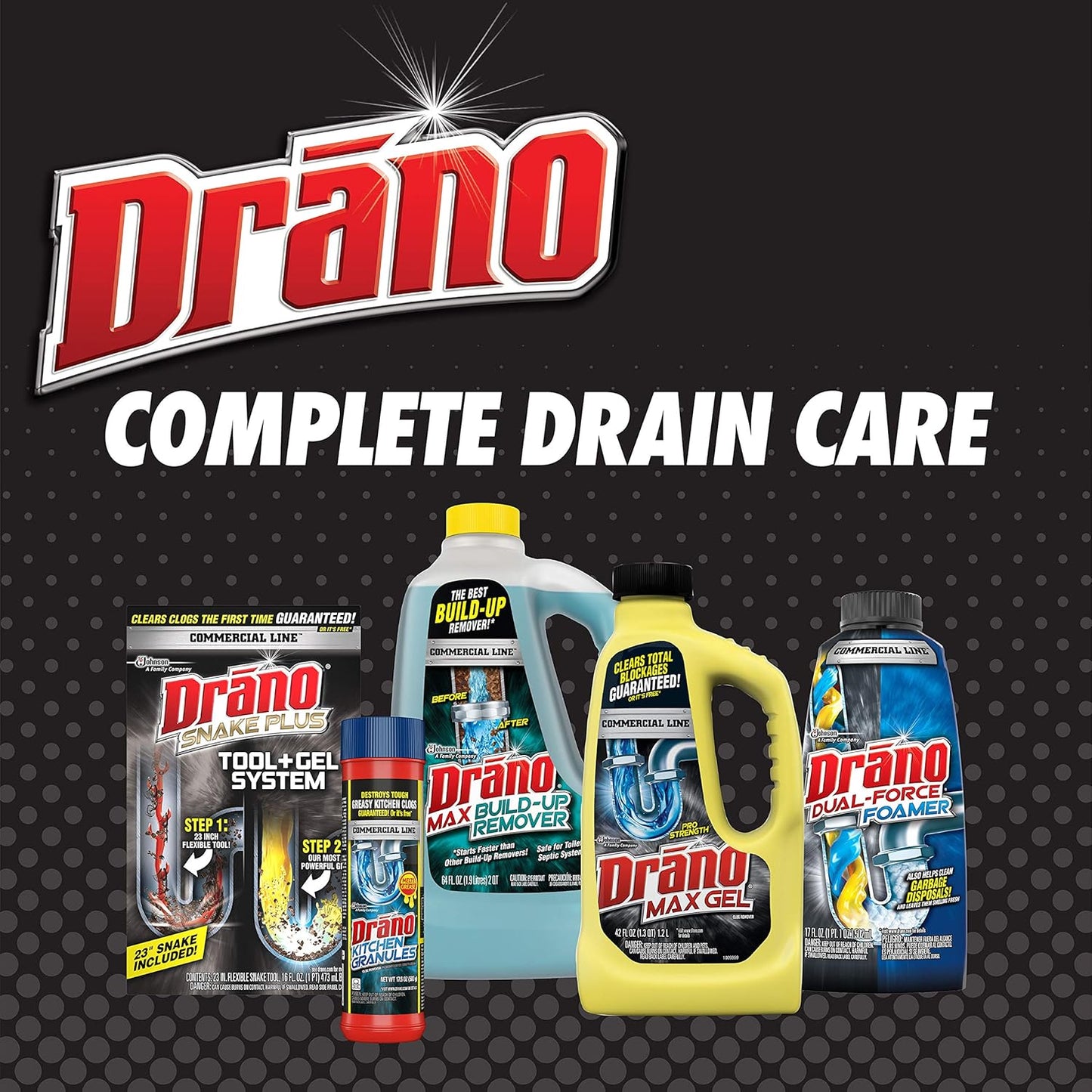 Drano Kitchen Granules Clog Remover, 8.8 oz (Pack of 3)