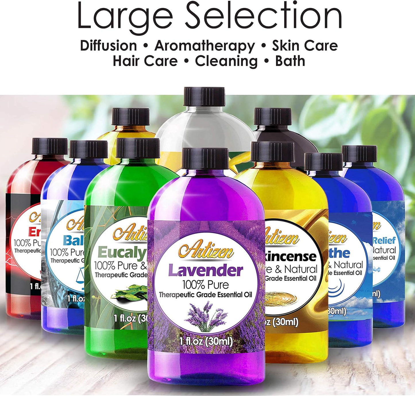 Artizen 30 ml Essential Oils Cleaning Blend for Kitchen, Home, Bathroom Cleaner or Air Freshener (1 fl oz)