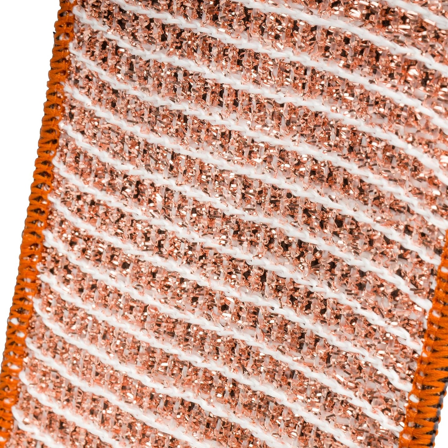 Redecker Copper Thread Pot Scrubber, Woven Copper Scouring Pads, 2 Pack Kitchen Scrubber for Pots Pans Sink Stove Stainless Steel, 3 in Diameter, Made in Netherlands
