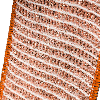 Redecker Copper Thread Pot Scrubber, Woven Copper Scouring Pads, 2 Pack Kitchen Scrubber for Pots Pans Sink Stove Stainless Steel, 3 in Diameter, Made in Netherlands