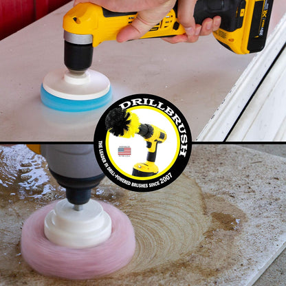 Bathroom - Cleaning Supplies - Drill Brush Power Scrubber Pads - Shower Cleaner - Bathtub - Bath Mat - Bathroom Sink - Tile Cleaner - Baseboard Cleaner - Vinyl Flooring - Hard Water Stain Remover