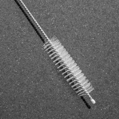 Assorted Clear Glass Straw Set with Nylon Cleaning Brushes (11 PC.) - SI-SGL10-11C