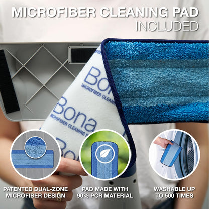 Bona Multi-Surface Floor Cleaner Concentrate - 1 fl oz - 4-Pack - Residue-Free Floor Cleaning Solution for Bona Spray Mop and Spray Bottle Refill - For Stone, Tile, Laminate, and Vinyl Floors