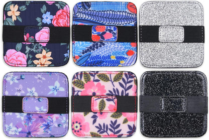 Eco-Fused 6X Screen Cleaning Pads - Gliiter Floral Microfiber Cleaning Cloth Pads - Screen Cleaner Screen Wipes for Electronics - Glasses Cleaning Cloths - Tablets, Laptops, Tv, Smartphones