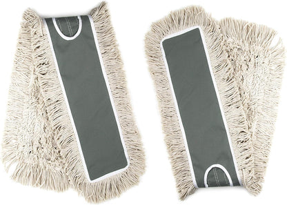 2 Pack of 24 Cotton Refills for Industrial Class Floor Dust mop Series Can be fit with Others