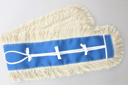 36" Industrial Strength Washable Cotton Dust Mop Refill, Replacement Head for Home & Commercial Use, Fits 36 Inch Frame, Cleans Hardwood, Laminate, Concrete, or Other Floor Systems (36")