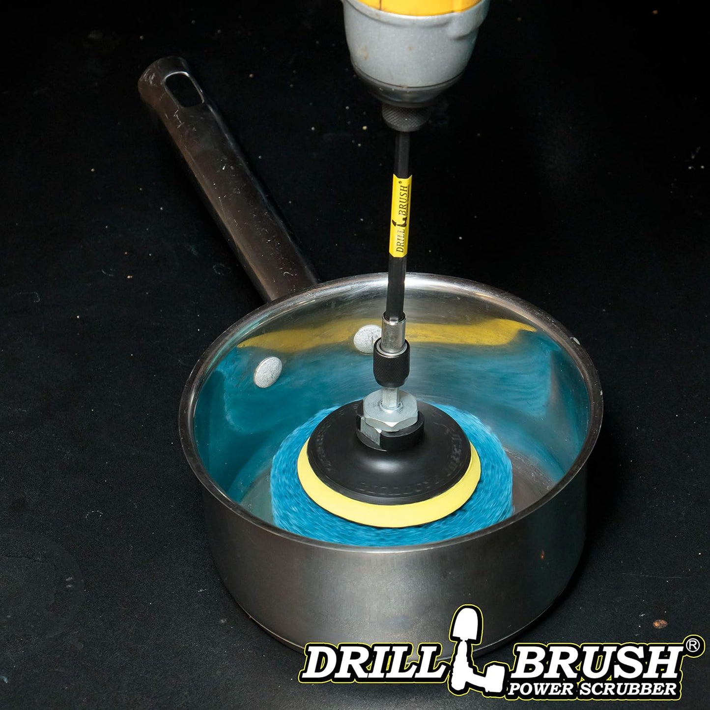 Drill Scrubber - Drill Brush Power Scrubber Pads - Bathroom - Drill Pad Attachments - Cleaning Pads - Shower Door - Baseboard - Bathroom Sink - Shower Cleaner - Flooring - Hard Water Stain Remover