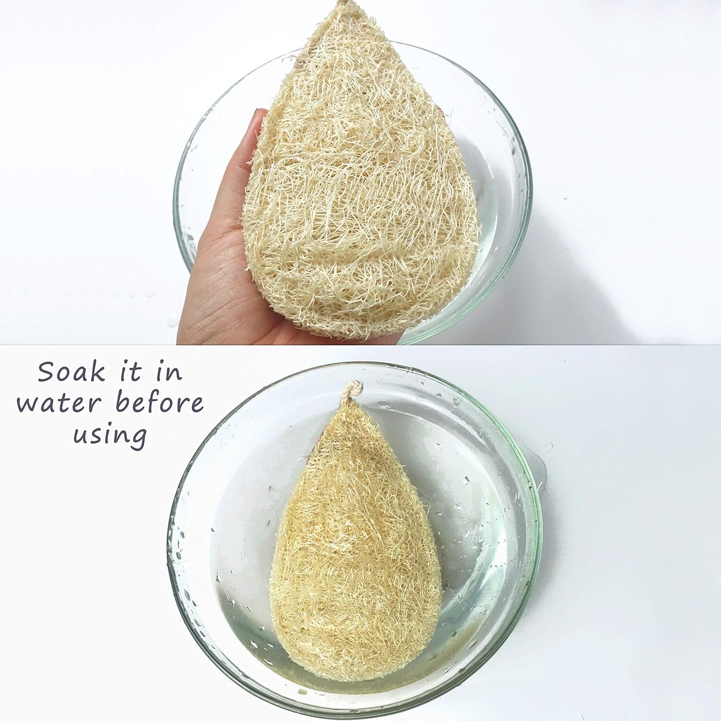 Natural Loofah Dish Sponge (Pack 30) Multipurpose Dish Sponges - 100% Biodegradable Compostable Dishwashing Scouring Pad Zero Waste (2.75" x 2.75" Each)