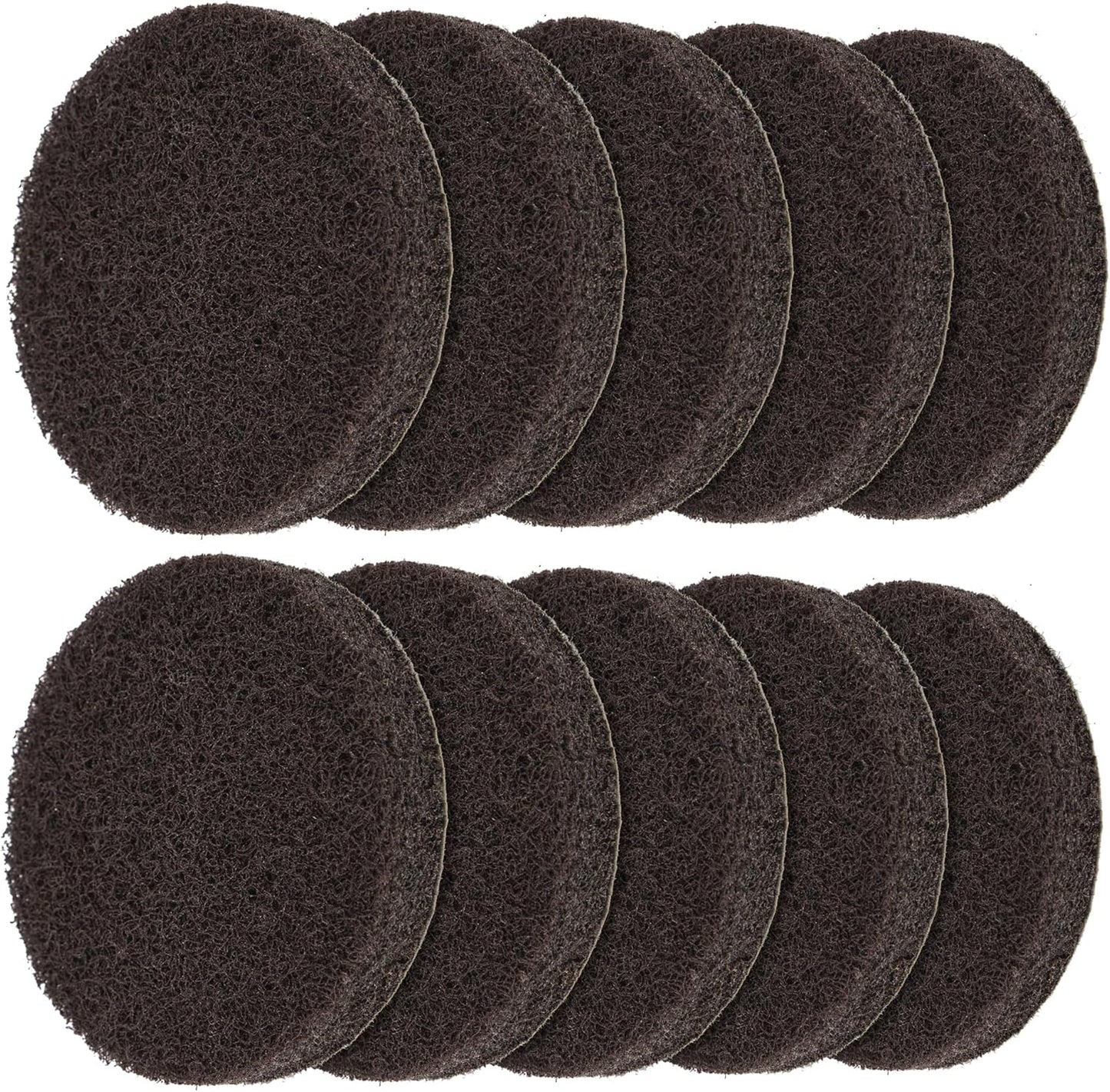 MR.SIGA Abrasive Heavy Duty Pad Refills for Electric Spin Scrubber, 10 Pack