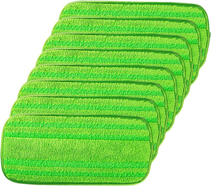 Orighty Microfiber Mop Pads Compatible with Swiffer Wet Jet, Reusable Swiffer Wet Jet Pads Refills, 12 Pack Machine Washable Replacement Pad for Multi Surface Wet & Dry Cleaning