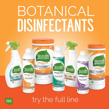 Seventh Generation Disinfecting Spray Cleaner Eucalyptus and Thyme Disinfectant 13.9 oz, Pack of 8