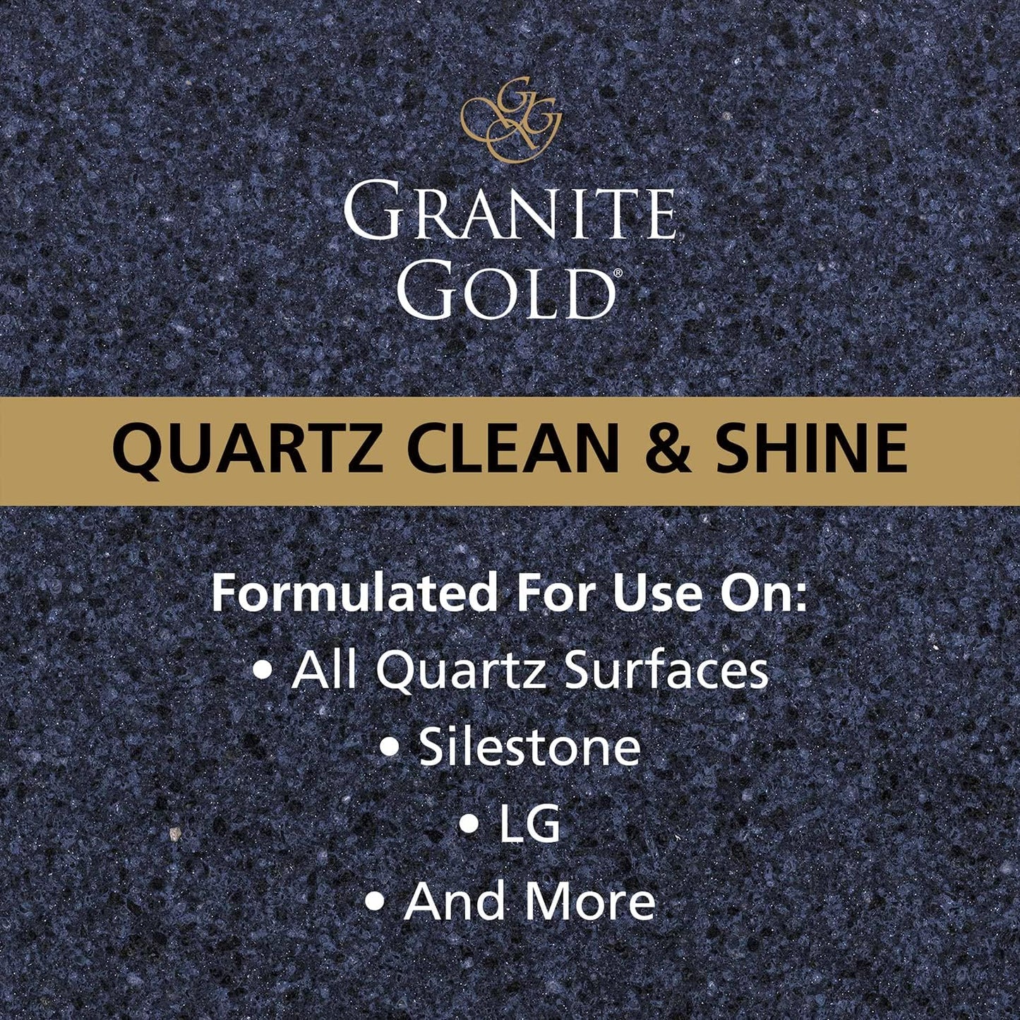 Granite Gold Quartz Clean & Shine Streak-Free Cleaner Deeps Cleans and Polishes All Quartz Surfaces Including Silestone, LG, and More, 24 Fl Oz (Pack of 1)