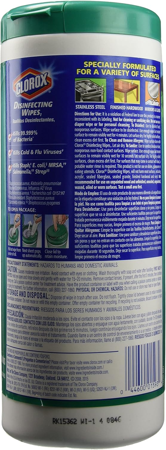 Clorox Wet Wipes Lemon Fresh & Fresh Scent - 3 CT