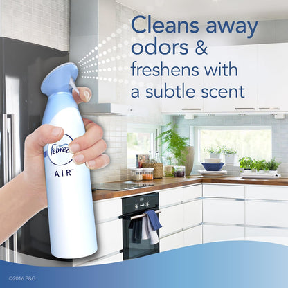 Febreze Air Mist Air Freshener Spray, Odor-Fighting Room Spray, Air Fresheners for Home and Bathroom and Kitchen, Aerosol Can, Gain Island Fresh Scent, 8.8oz, (Pack of 2)