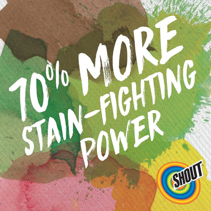 SHOUT Advanced Laundry Stain Remover Gel for Clothes Laundry, Breaks Down Stubborn, Dried-in, and Tough Stains, 22oz Spray, Pack of 3 (Packaging May Vary)