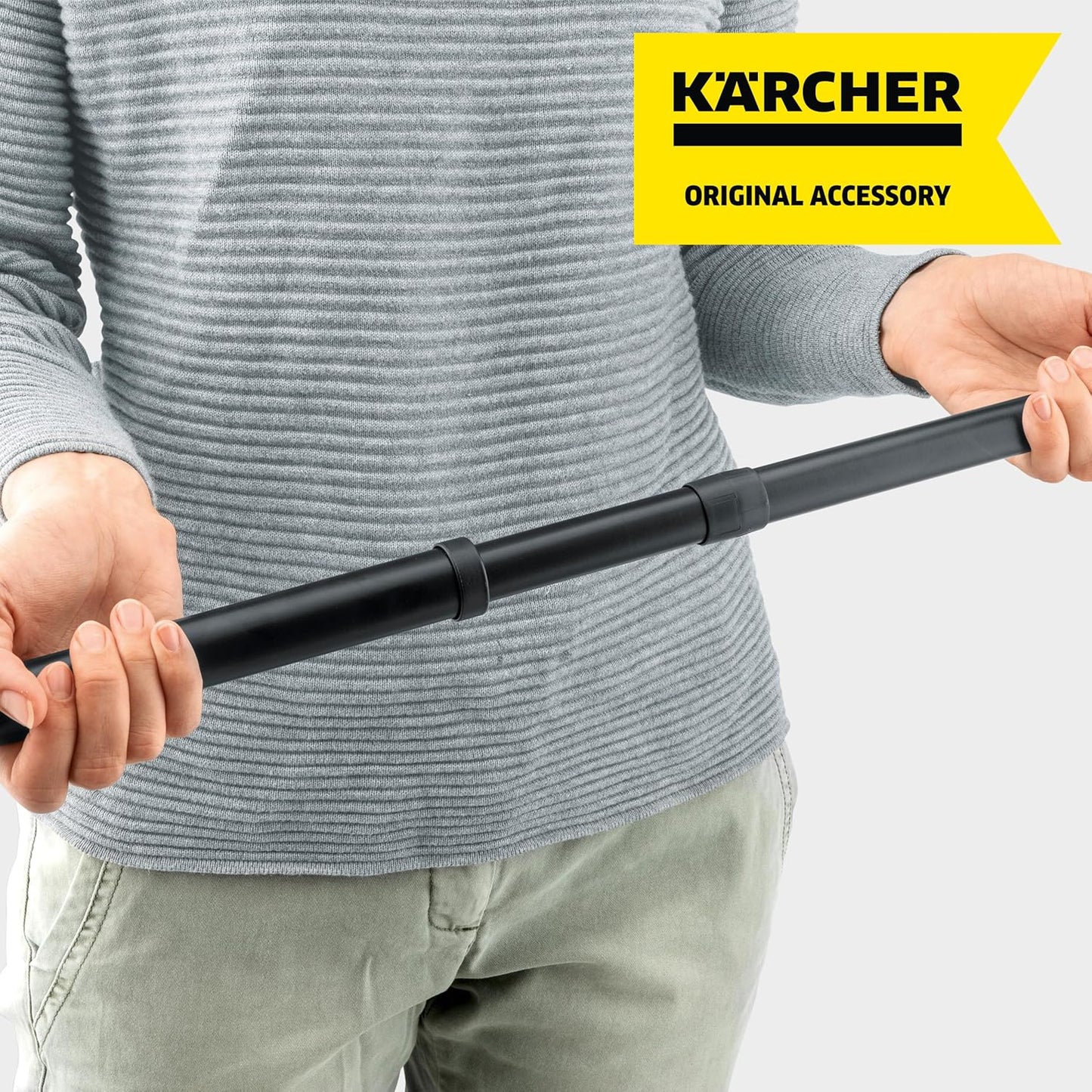 Kärcher WV 6 Electric Window Vacuum Squeegee 11" - Cleans Showers, Mirrors, Glass, and Countertops - Electric Squeegee