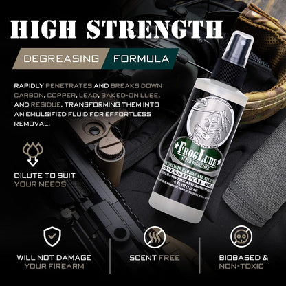 FrogLube C+LP Kit - Gun Lube and Cleaning Kit - Concentrated Gun Cleaning Spray for Heavy Carbon, Fouling, & Build Up - Metal Bonding Gun Lubricant Paste - Long-Lasting Lubrication & Protection