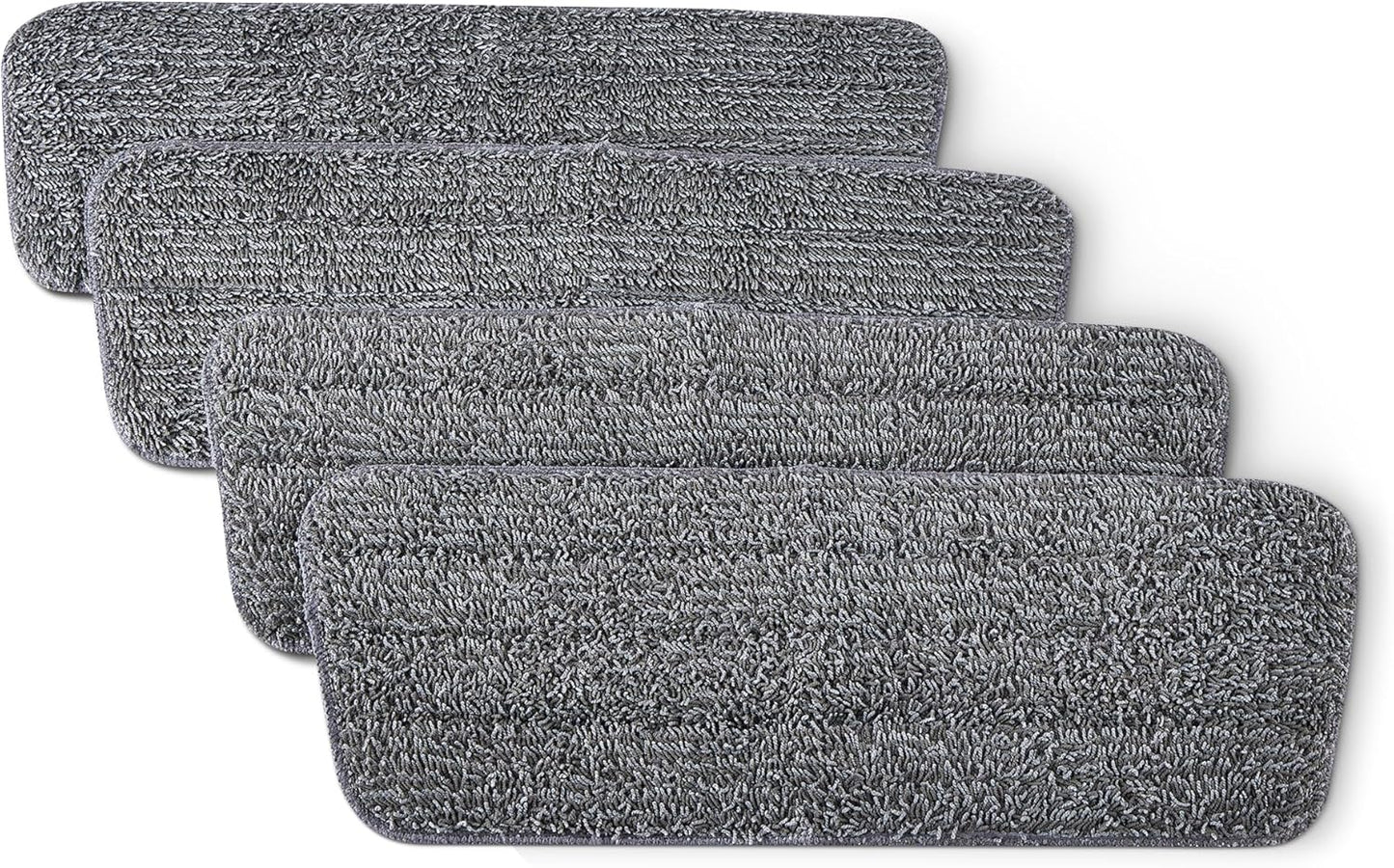 Amazon Basics Dry and Wet Floor Spray Mop, 360-Degree Swivel Spray Mop for Hardwood, Tile, Laminate, Vinyl Floor Cleaning with 16.9 oz Refillable Tank, 49-inch, 3-Pack Washable Microfiber Pads