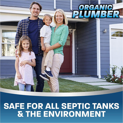 Septic Tank Cleaner Treatment, Bacteria x Natural Enzyme Flushable Bio Tabs, Rid Sewage Waste & Clean Field System, 1 Year of Tablets