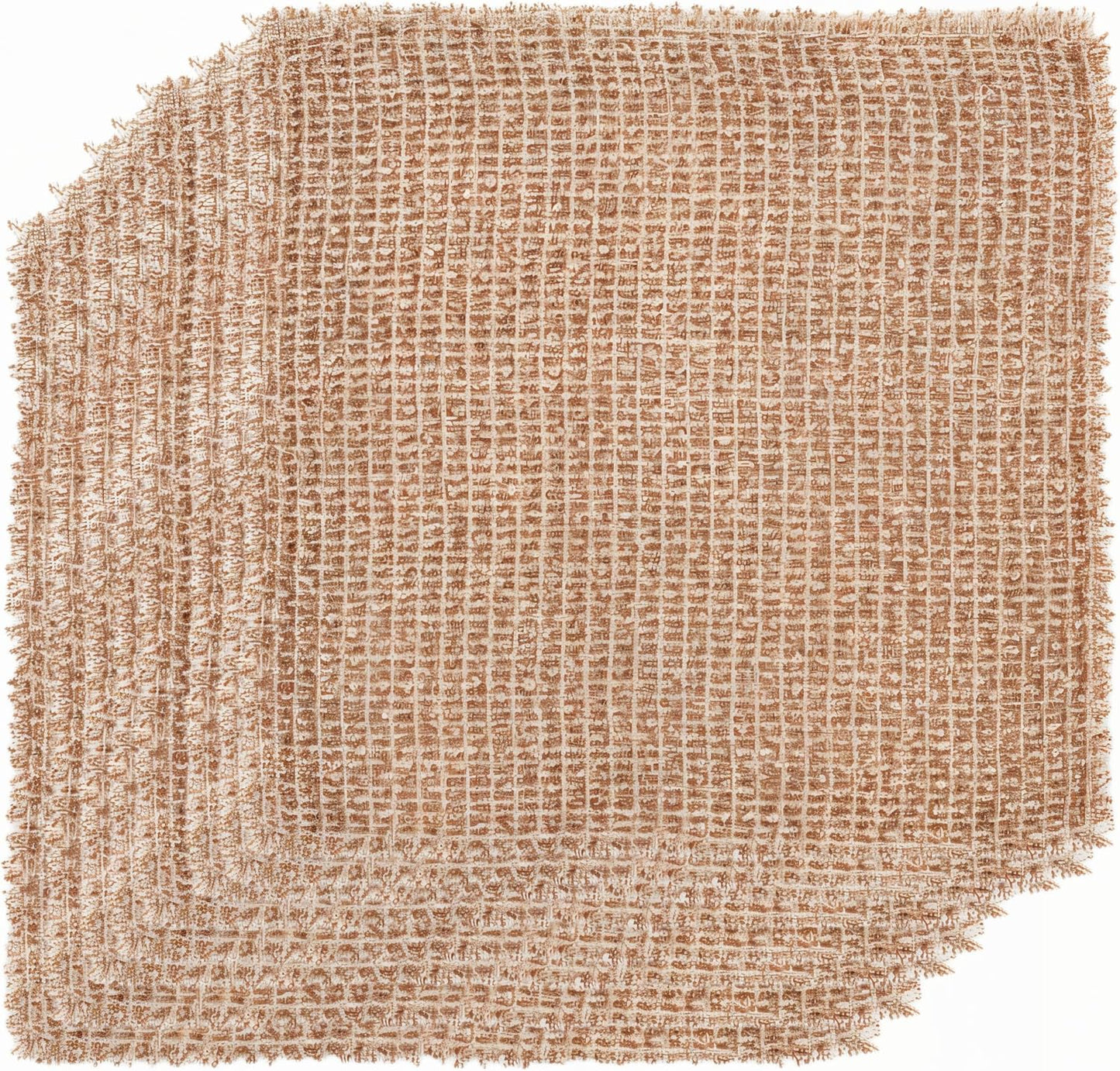 Redecker Copper Thread Pot Scrubber, Woven Copper Scouring Pads, 2 Pack Kitchen Scrubber for Pots Pans Sink Stove Stainless Steel, 3 in Diameter, Made in Netherlands