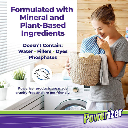 Powerizer Complete Multipurpose Cleaning Pods - Plant and Mineral Based Concentrated Laundry & Dishwasher Detergent | 42 Count | All-in-One Cleaning Solution